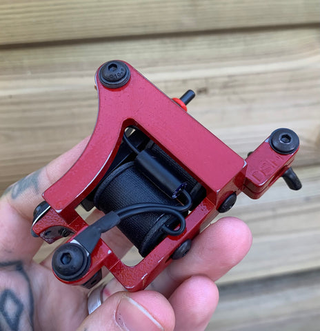 Blood Red Distressed J-Frame Power Liner
