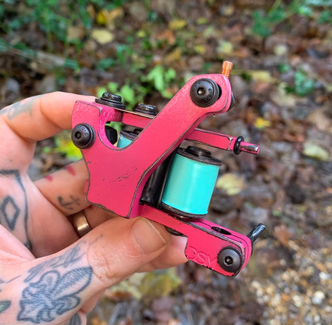 Hot Pink Distressed Rogers Power Liner
