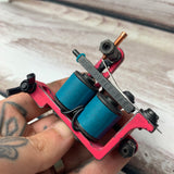Distressed Pink & Turq Bulldog Small Group Liner