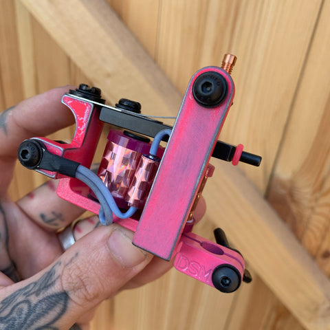 Distressed Pink Bulldog Power Liner