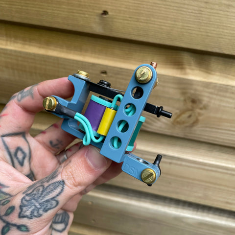 Pewter Blue Drilled Bulldog Power Liner