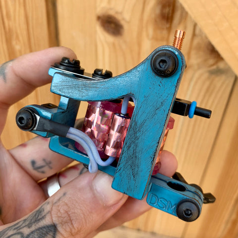 Distressed Blue & Pink J-Frame Power Liner