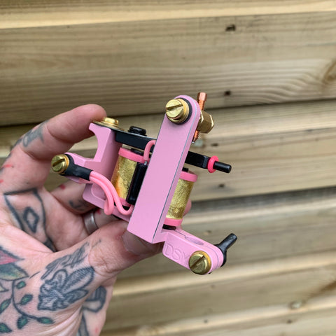 Pink Gold Leaf Bulldog Power Liner
