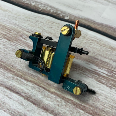 Candy Teal & Gold Bulldog Power Liner