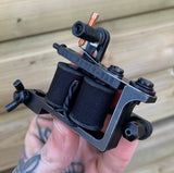 Black Distressed Drilled Bulldog Power Liner