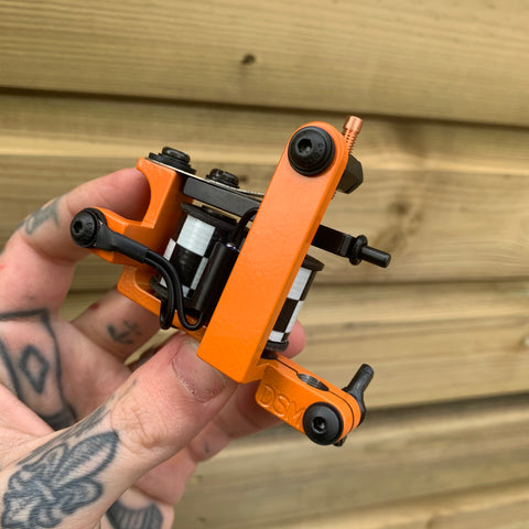 Tangerine Check Bulldog Power Liner