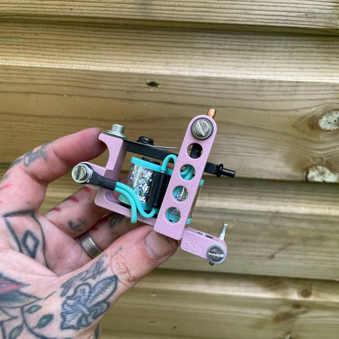 Pink Sparkle Drilled Bulldog Power Liner