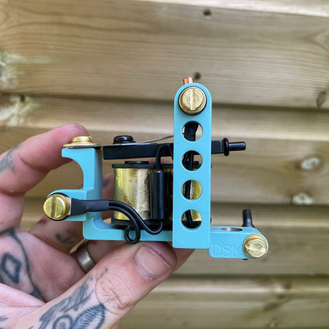 Ocean Blue Gold Leaf Bulldog Power Liner