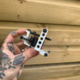 White & Gold Drilled Bulldog Daily Liner