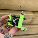 Distressed Neon Check Bulldog Power Liner